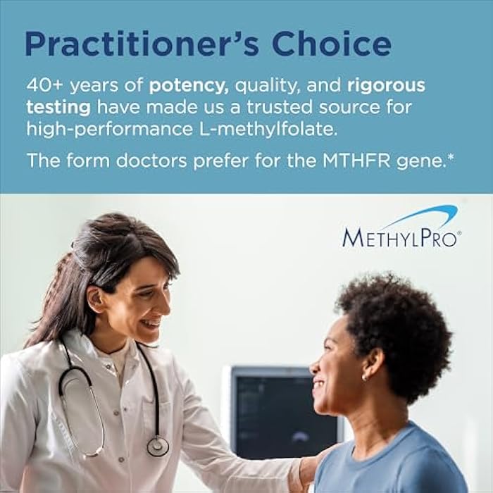 MethylPro Cofactors + L-Methylfolate 15 mg - Supports a Healthy Mindset - Vitamins B6, B12 & Magnesium - Active Folate for Methylation Support & Biochemical Reactions - 30 Servings - 30 Capsules - Image 4