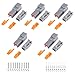 MUYI 5 Kits 2 Pin Way DTM Series Connector 2215 AWG MaleFemale auto Connector with 20 Terminals Pins DTM062S DTM042P 2 Pin Way - Image 2