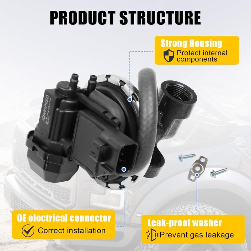 CARMOCAR Exhaust Gas Recirculation (EGR) Valve with Gaskets EGV1136 for Ford F150, E150, E250, Lobo - Image 5