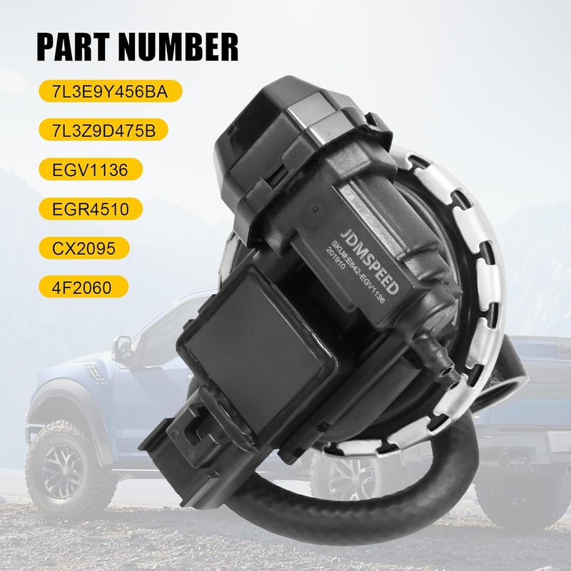 CARMOCAR Exhaust Gas Recirculation (EGR) Valve with Gaskets EGV1136 for Ford F150, E150, E250, Lobo - Image 2