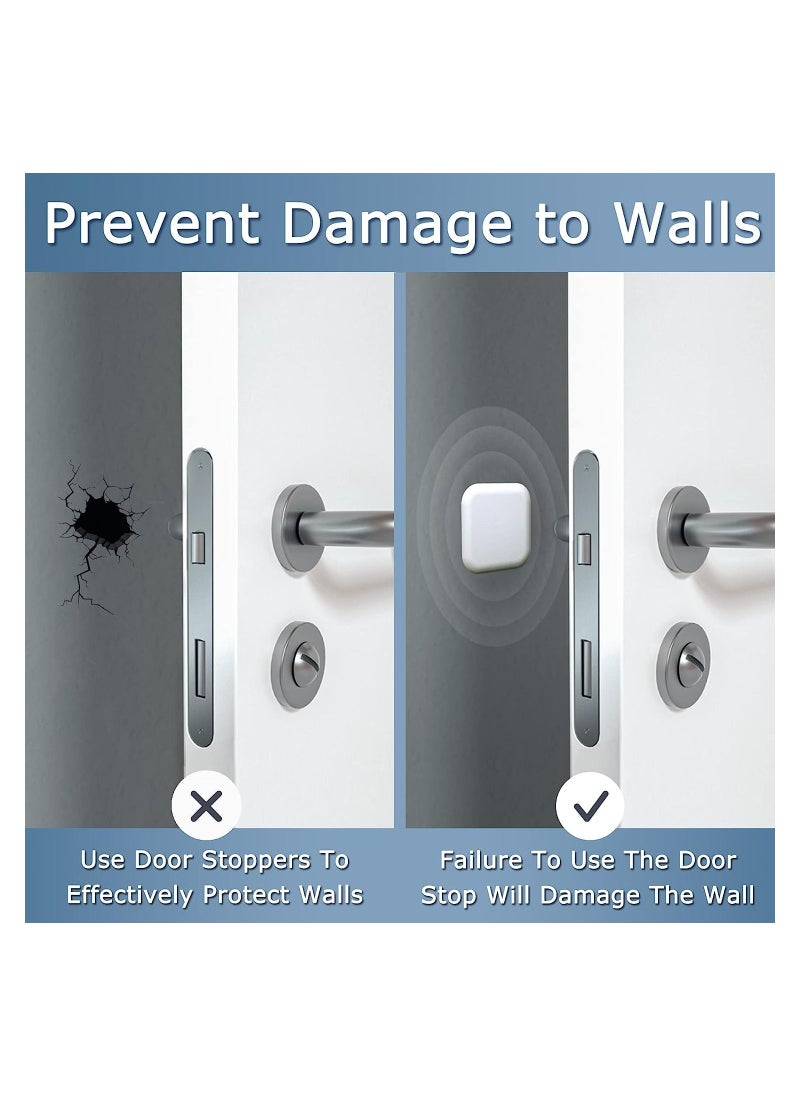 4 قطعة سدادات باب بيضاء واقي للحائط واقي عازل ومقبض الباب مقبض الباب ممتص الصدمات ذاتية اللصق كاتم الصوت وسادة تحطم مطاطية ناعمة للمنزل والمكتب - pzsku/Z0D7957BE0170C1065938Z/45/_/1687945220/1ef44b9b-1e3e-4bf9-83d4-9952e3a173f3