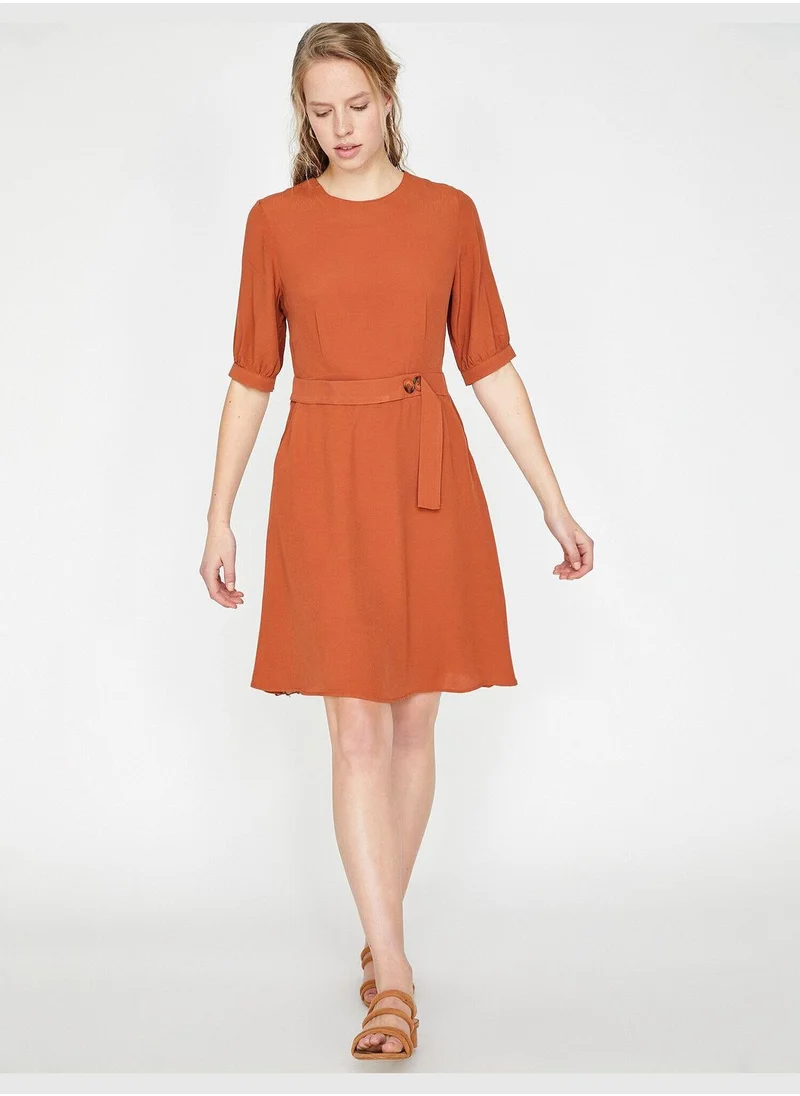 KOTON Button Detailed Dress