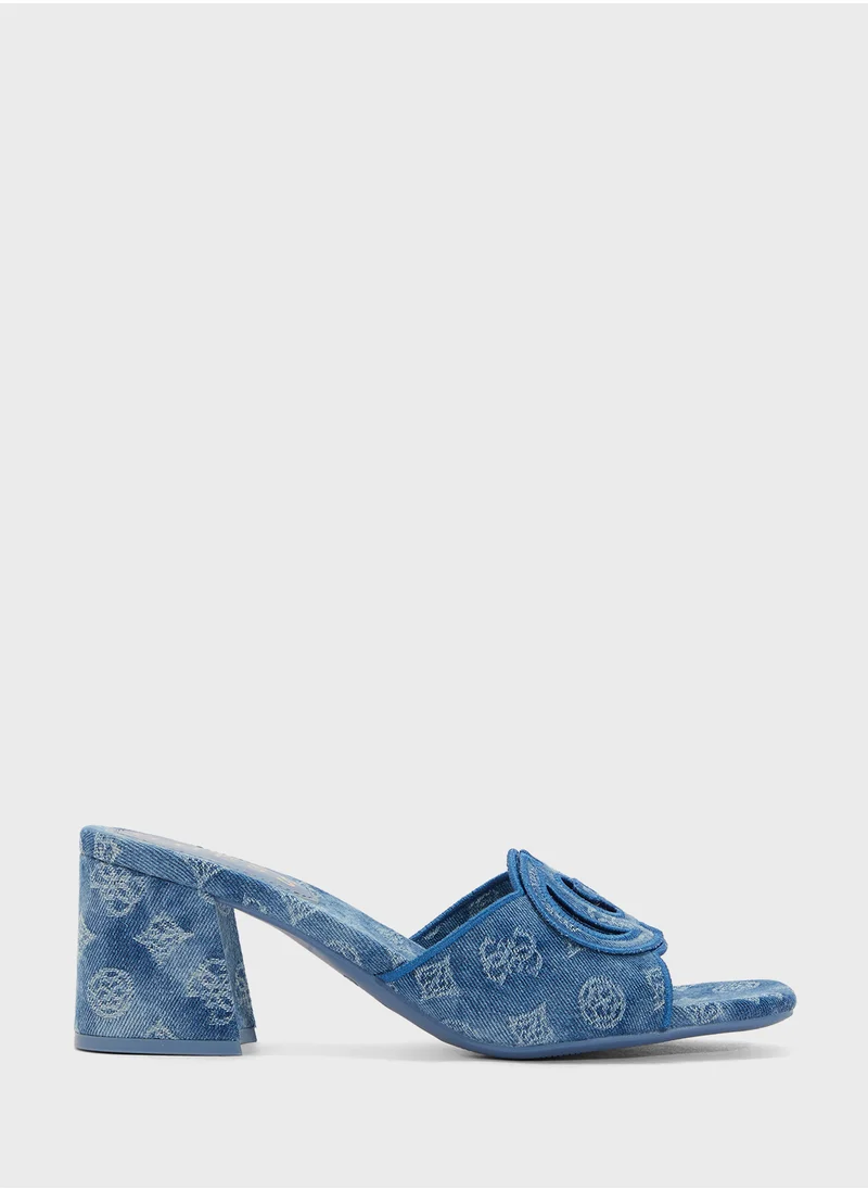 GUESS Ankle Strap High Heel Sandals