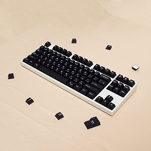 Gliging 130 Keys PBT Japanese Keycaps Cherry Profile DYE-Sub Navy Theme Minimalist Style Suitable for Mechanical Keyboard - Image 4