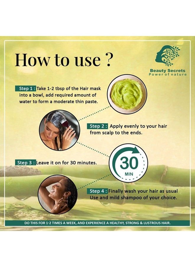 beauty Secrets - Ayurvedic Hair Mask For Dandruff And Hair Fall Made With 100% Natural Ingredients (Helps In Root Strengtheninghair Growth & Repairing Damaged Hair)100Gm - Image 1