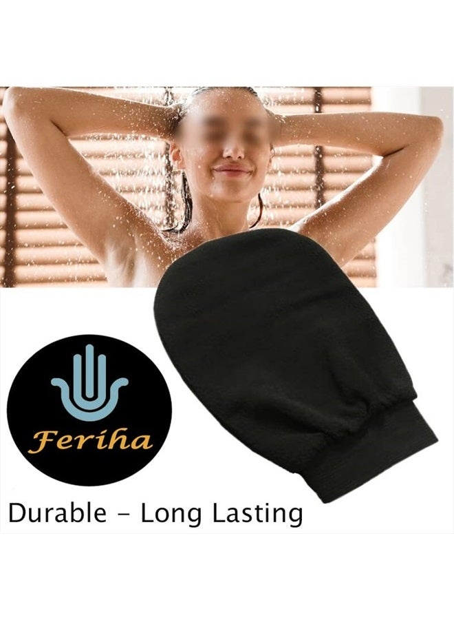 FERIHA قفاز كيسا المغربي السلطاني، ليفة تقشير ثقيلة، خشونة متوسطة، تدوم طويلاً، مصنوعة في المغرب - Image 2