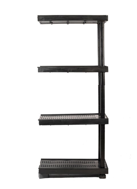 Connector Plastic Shelves – Supports up to 400 kg, designed to expand your storage space by connecting to corner or stand shelves from the right or left as needed. Ideal for warehouses, storerooms, and kitchens. Easy tool-free assembly with a 2-year warranty.