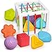 LiKee Montessori Toys for 1 Year Old 6pcs Multi Sensory Shapes Toddler Developmental Learning Birthday Gifts Baby Toys 12 Months Cube - Image 3