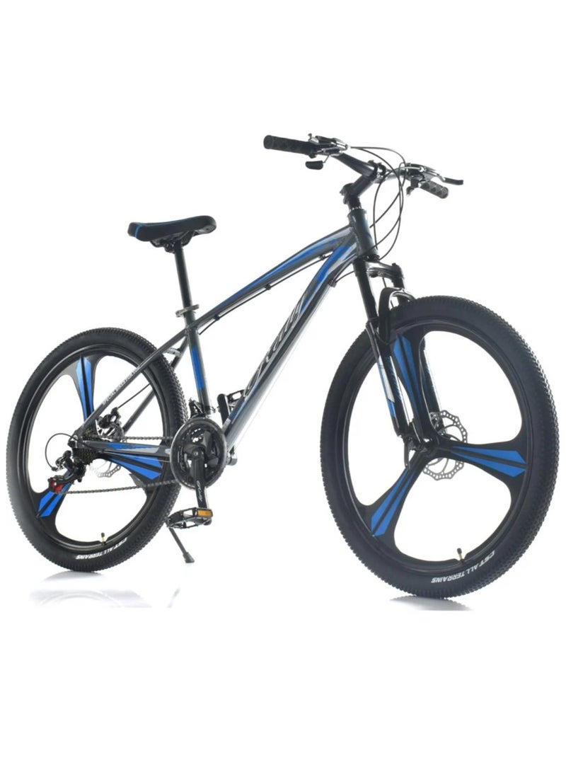 دراجة جبلية من سبائك الألومنيوم بإطارات 26 بوصة، ناقل حركة شيمانو 21 سرعة، دراجة للبالغين، فرامل قرصية ميكانيكية، مقعد قابل للتعديل، 21 ترسًا، دراجة جبلية بنظام تعليق للرجال والنساء