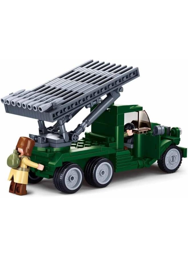 Sluban WWII SL95835 Soviet Rocket Launcher (201 Pieces), Clamping Blocks, Play Set - Image 4
