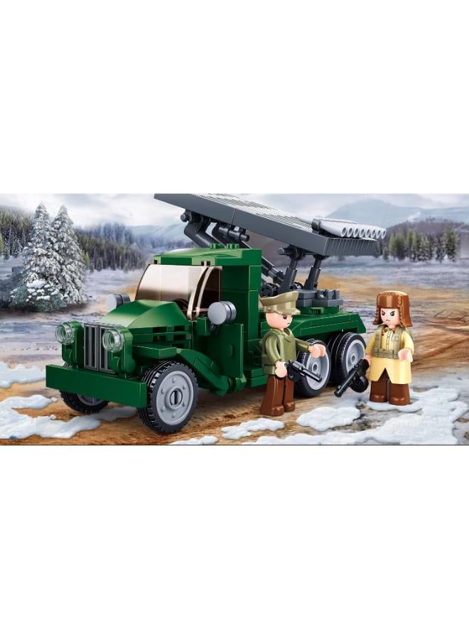 Sluban WWII SL95835 Soviet Rocket Launcher (201 Pieces), Clamping Blocks, Play Set - Image 5