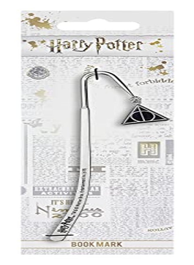 Harry Potter Official Licensed Harry Potter Silver Plated Bookmark (Deathly Hallows) - Image 2