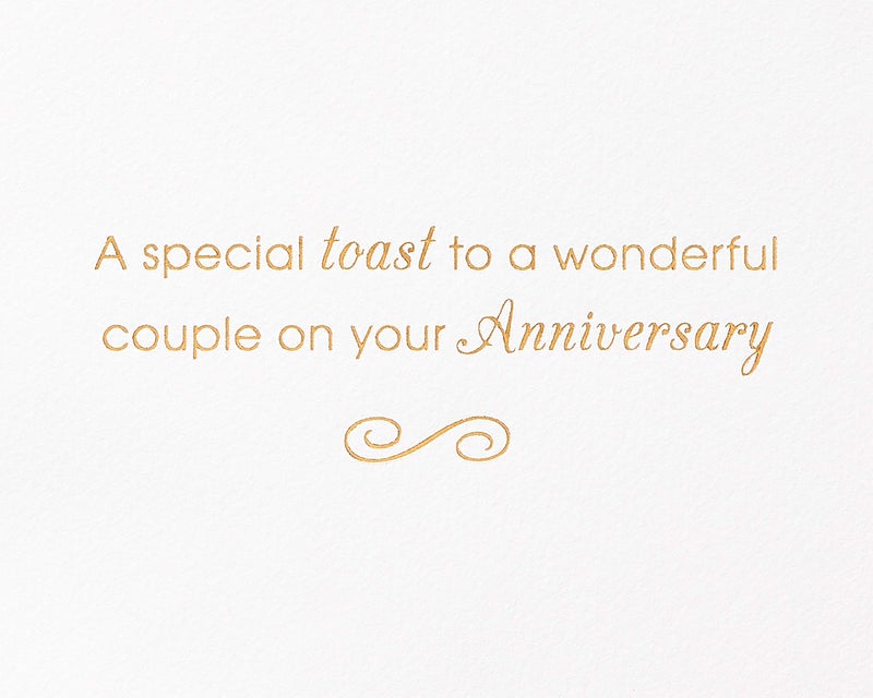 Papyrus Anniversary Card for Couple - Designed by House of Turnowsky (A Special Toast) - Image 3