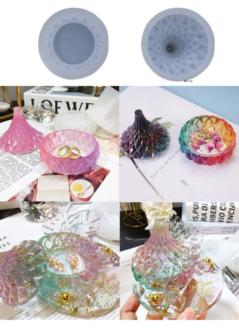 Snoogg - Snoogg Pack of 1 Silicone Mold Set of Two Mold Perfume Container top and Bottom for Epoxy Resin Casting Resin Art for Home Decor, DIY Crafts Project and Handmade Unique Customize Gifts - Image 1