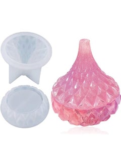 Snoogg Pack of 1 Silicone Mold Set of Two Mold Perfume Container top and Bottom for Epoxy Resin Casting Resin Art for Home Decor, DIY Crafts Project and Handmade Unique Customize Gifts