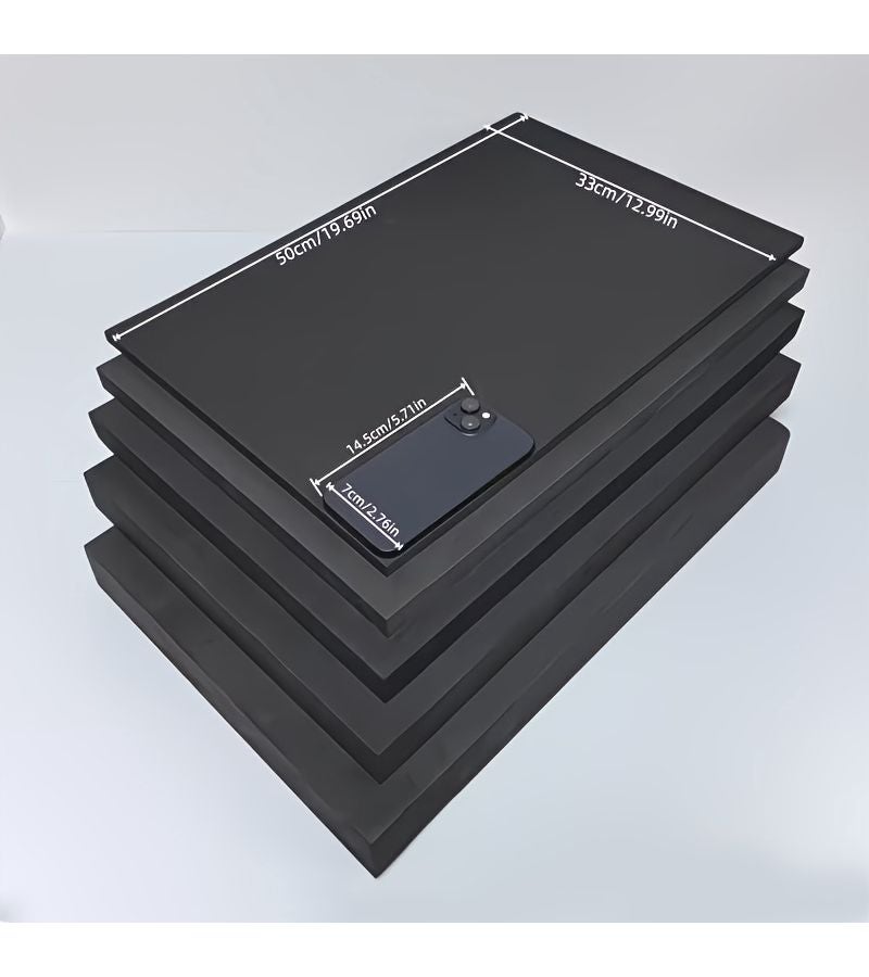 White 2mm High-Density EVA Foam Board 2PCS 12.99x19.69 Inches Sturdy Structure Shock Resistant Wear Resistant For Cosplay Costumes - Image 4