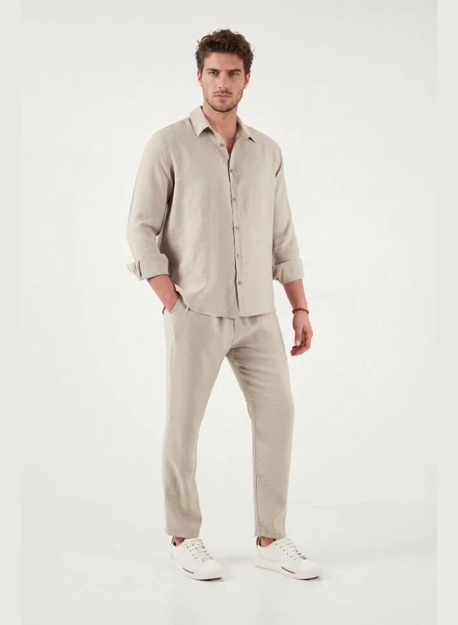 بوراتي Buratti Regular Fit Normal Waist Straight Leg Trousers Men's PANTS CF26S611639