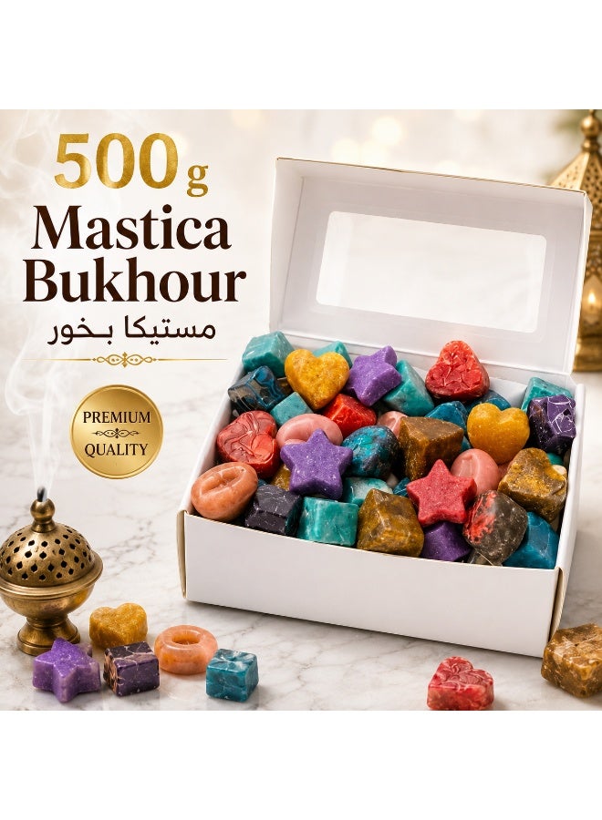 Helal 500g Mastica Bukhour – Premium Scented Incense | Long-Lasting Aromatic Bakhoor for Home & Majlis - Image 1