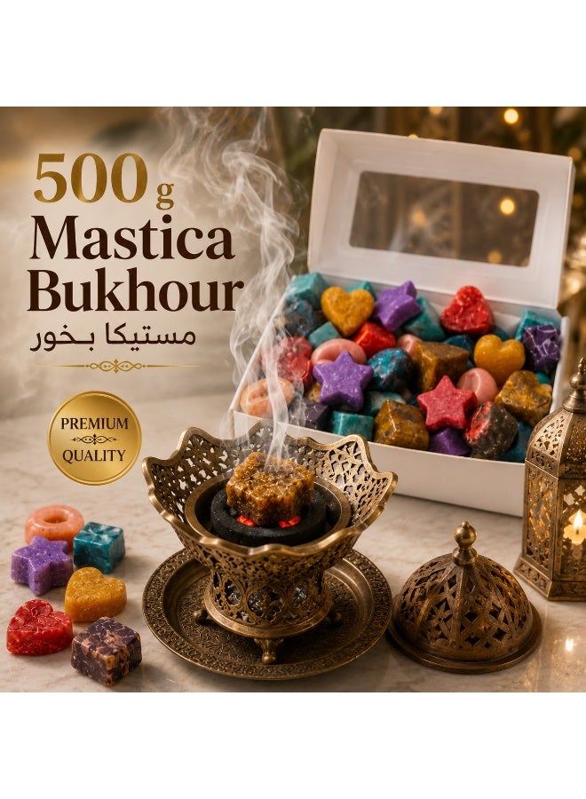 Helal 500g Mastica Bukhour – Premium Scented Incense | Long-Lasting Aromatic Bakhoor for Home & Majlis - Image 2