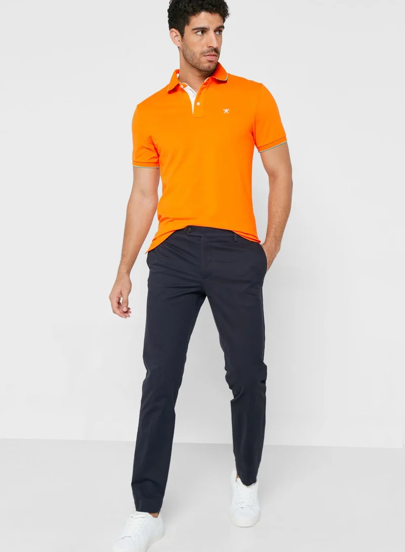 Hackett Seaweed Swim Trim Polo