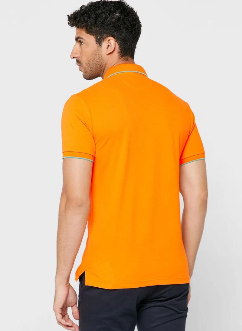 Hackett Seaweed Swim Trim Polo