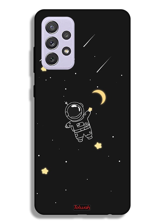 Tolwak Samsung Galaxy A72 5G Protective Case Cover Astronaut Art Clip - Image 1