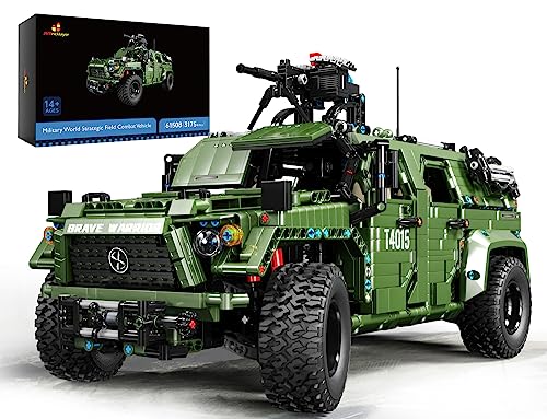 JMBricklayer Military Cars Building Sets 61508 Army OffRoad Vehicle Warrior Combat Model Truck Collectible Model Car Kits to Build for Adults Gifts for Men Boys 3175 Pieces - Image 1