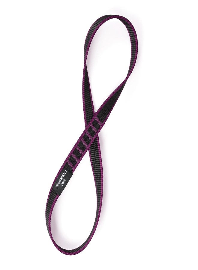 KLYTORX 18mm Nylon Climbing Sling Runner 23KN CE2008/EN566 Certified - Webbing Straps for Outdoor Rock Climbing, Rappelling, Swing, Yoga Hammock etc30cm/ 12inch |Pack of 1（Purple） - Image 1