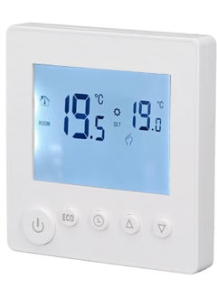 Excefore Smart Thermostat 16A LCD Display Non Programmable Thermostat for Home Digital Thermostat with NTC Temperature Sensor 2 Wire Thermostat for Heat Control Ideal for Smart Home  - Image 1