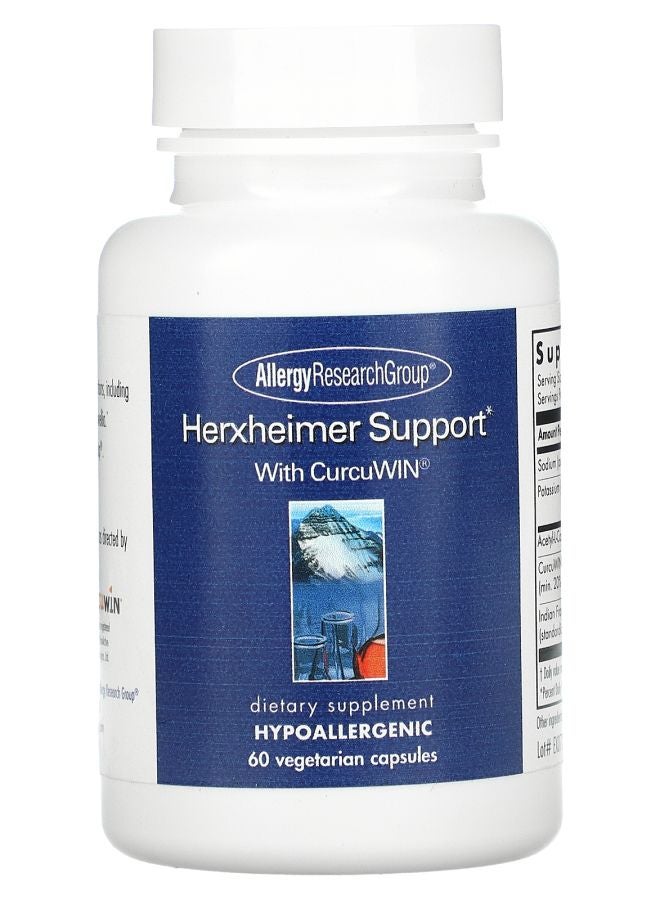 Allergy Research Group Herxheimer Support 60 Vegetarian Capsules