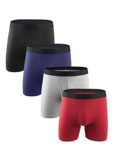 4PCS Men Breathable Underwear Brief Boxers Sets