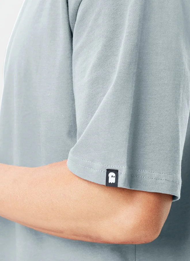 ذا سوليد ستور Basic Oversized Tee in Solid Grey