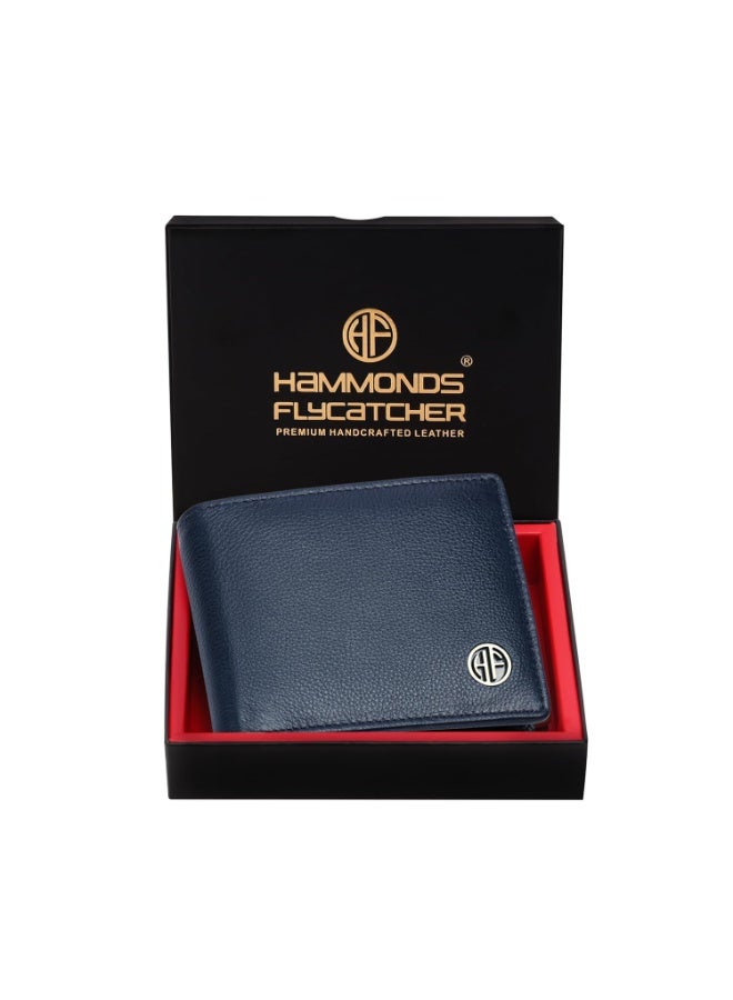 HAMMONDS FLYCATCHER Leather Wallet, RFID Protected, Bi-Fold, 4 Card Slots, Coin Pocket, Hidden Pockets - Image 1