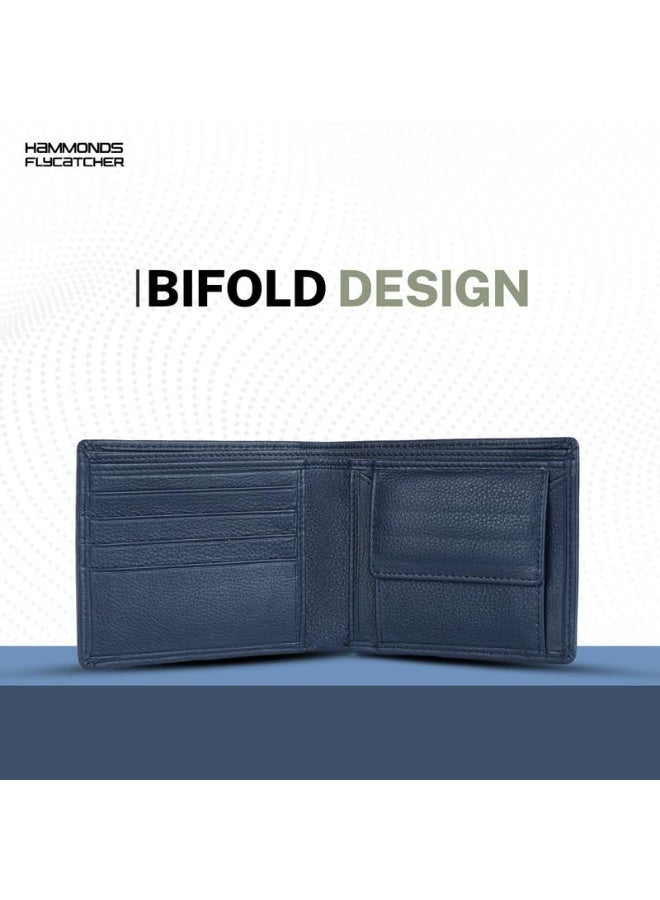 HAMMONDS FLYCATCHER Leather Wallet, RFID Protected, Bi-Fold, 4 Card Slots, Coin Pocket, Hidden Pockets - Image 5