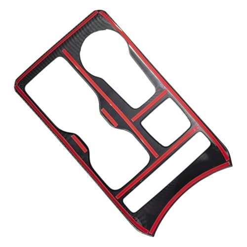 Kolya for 2019 2020 2021 2022 2023 2024 Ford Edge Accessories Center Console Gear Shift Panel Cover Water Cup Holder Trim Cover (Carbon Style) - Image 4
