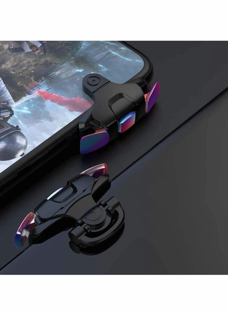 Generic - Bluetooth Phone Controller PUBG Mobile Game Controller Trigger, Upgraded Controllers Colorful Trigger Sensitive Shoot and Aim Button for Knives Out/ Rules of Survival/ Pubg Trigger - Image 1