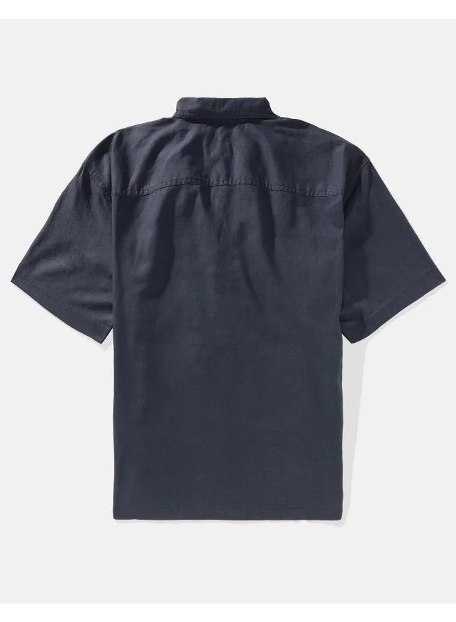 American Eagle Essential Button-Up Regular Fit Shirt