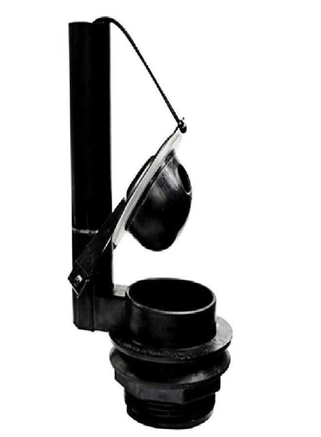 Cato 4700084 11.25 x 5.88 in. Plastic Flush Valve - Black - Image 2