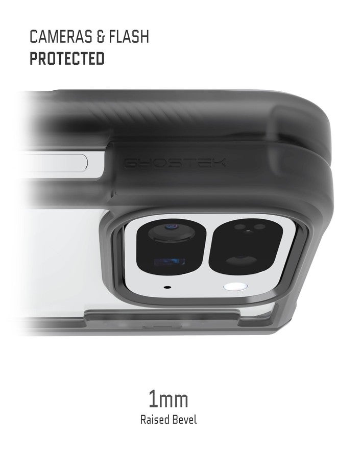 Ghostek Covert Pixel 10 Pro Fold Clear Case with Built-in Kickstand and Full Hinge Protection Designed for 2025 Google Pixel10 Pro Fold (8") (Smoke Matte) - Image 3