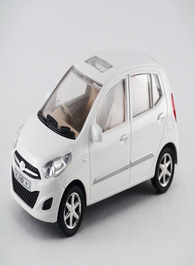 Centy Toys Hyundai I10 Model Of Car (140/60/60 Mm, White) - Image 1