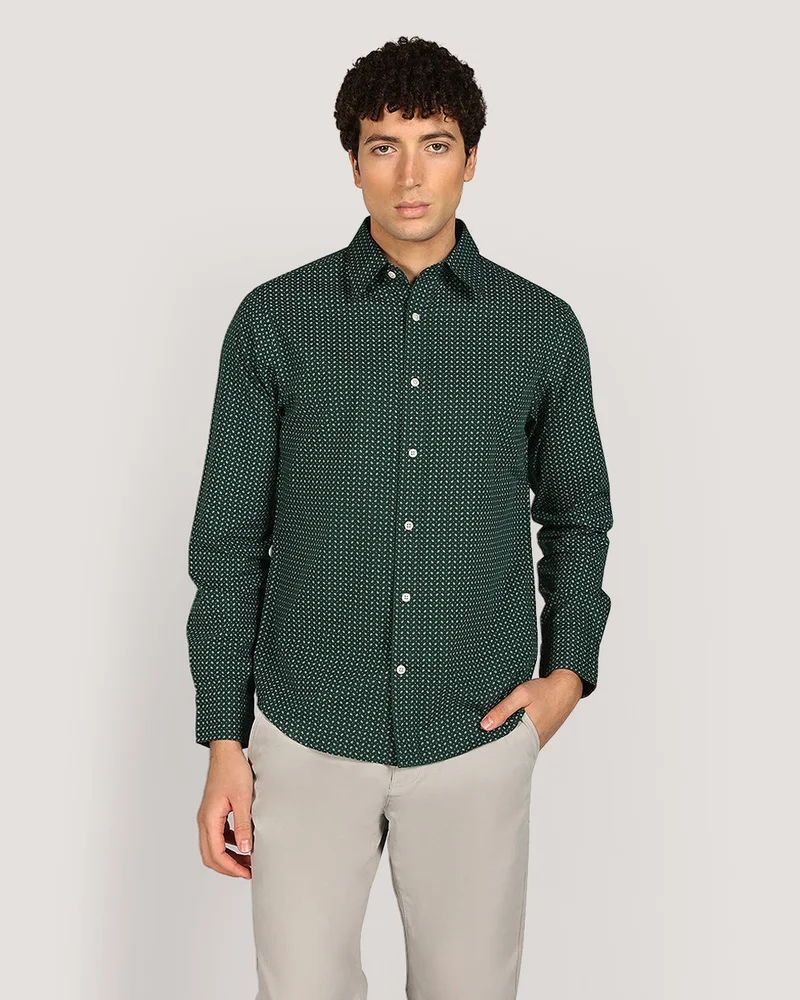 GANT Regular Micro Prt Shirt