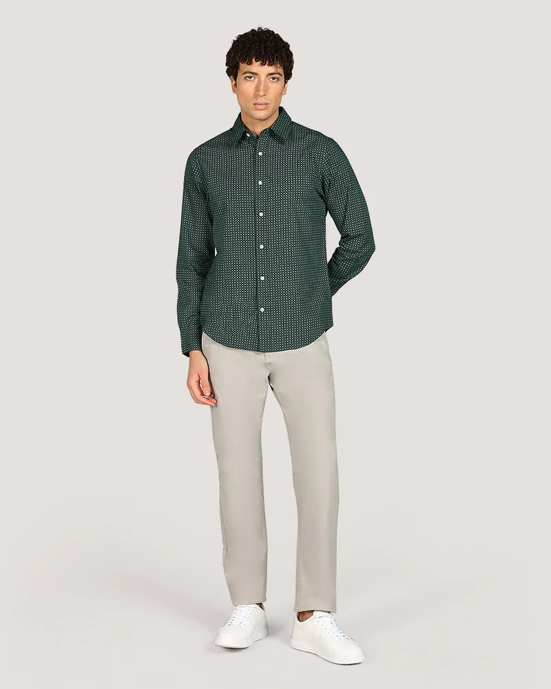 GANT Regular Micro Prt Shirt