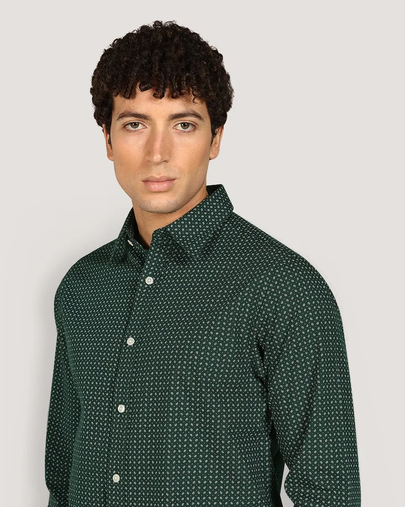 GANT  Regular Micro Prt Shirt for Men | Best Price UAE