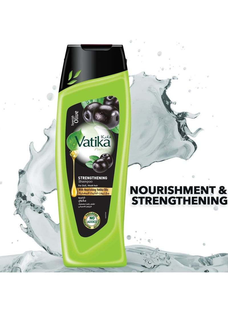 فاتيكا نيتشرالز شامبو الزيتون الإسباني المقوي للشعر الناعم المرطب للشعر الباهت والضعيف - 200 مل - Image 3