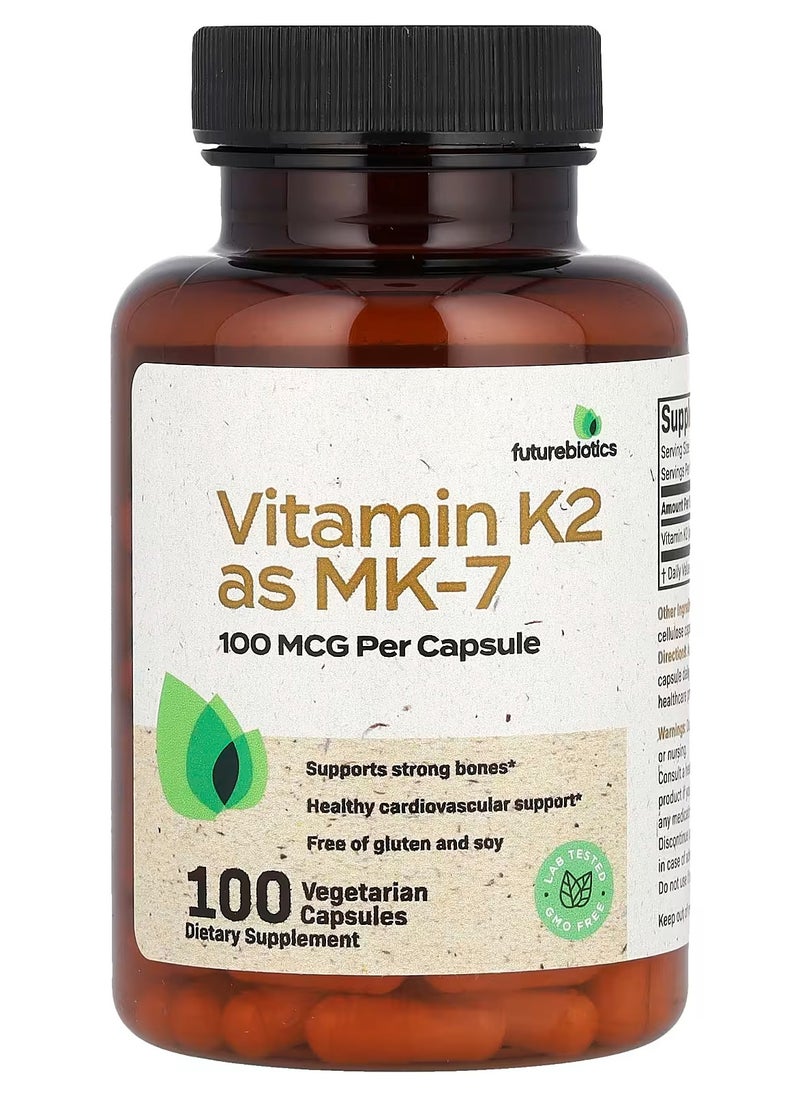 Futurebiotics Vitamin K2 MK-7, 100 mcg, 100 Veggie Capsules - pzsku/Z0D7AECC13DFBF20D8680Z/45/_/1733682992/df928876-5eac-49c8-8683-0767d523aa66