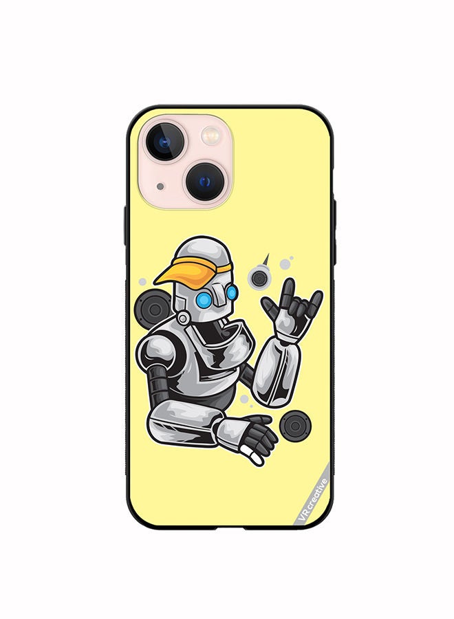 VR CREATIVE Protective Case Cover For Apple iPhone 14 Plus Cool Robot Design Multicolour - Image 1