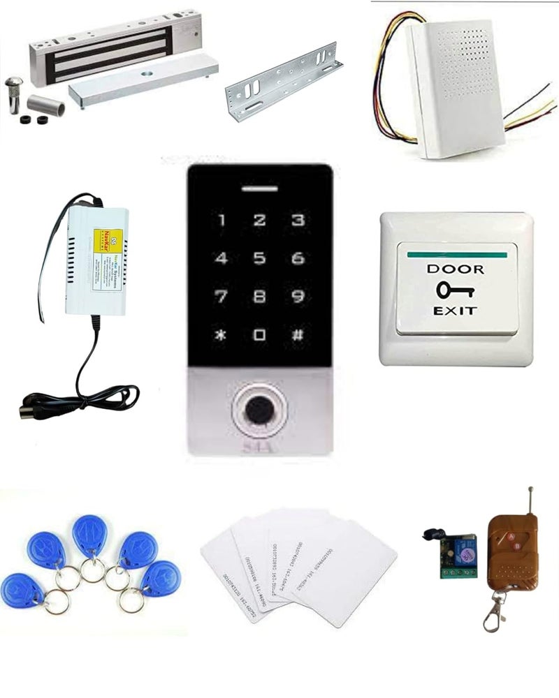 NAVKAR SYSTEMS NAVKAR SYSTEMS Weather Proof Biometric Card Access Control with Electromagnetic Lock 600lbs  - Image 2