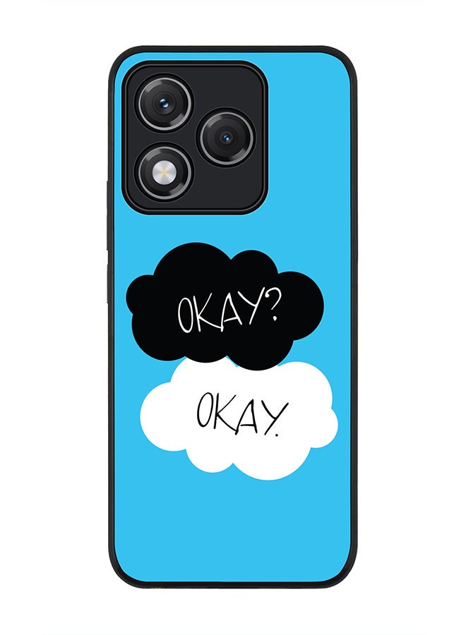 Stylizedd For Honor 400 Lite Case,Slim fit Camera Protection, Shockproof Thin Phone cover  - Okay Okay