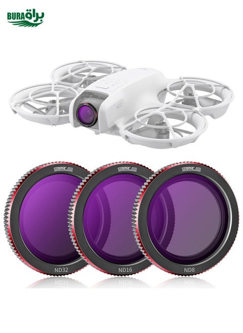 For DJI Neo STARTRC Drone Lens Filter, Lens:3 in 1 ND8/16/32