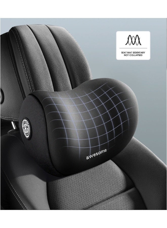 Awesome Car Seat Ergonomic Car Head Support Car Accessories,Black - Image 4
